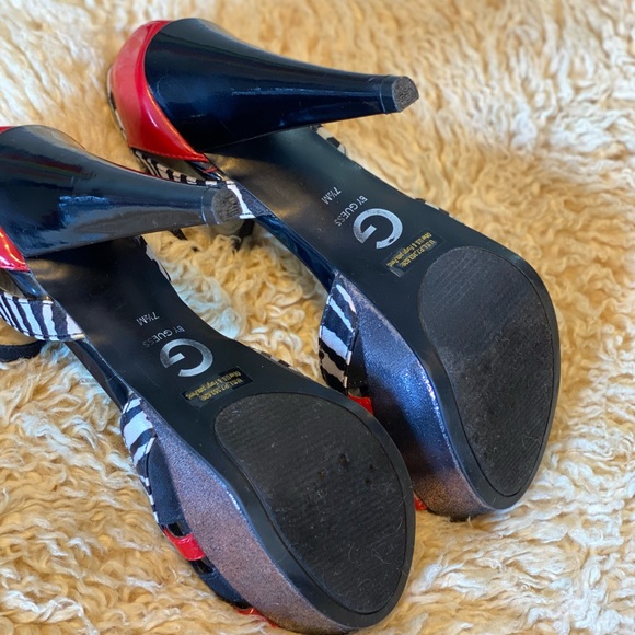 G by Guess Zebra party heels - Picture 3 of 4
